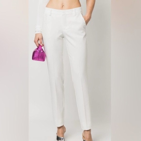Zadig & Voltaire Sz 4 NWT “Judo” with embellishes pocket cigarette Pants - Picture 2 of 12